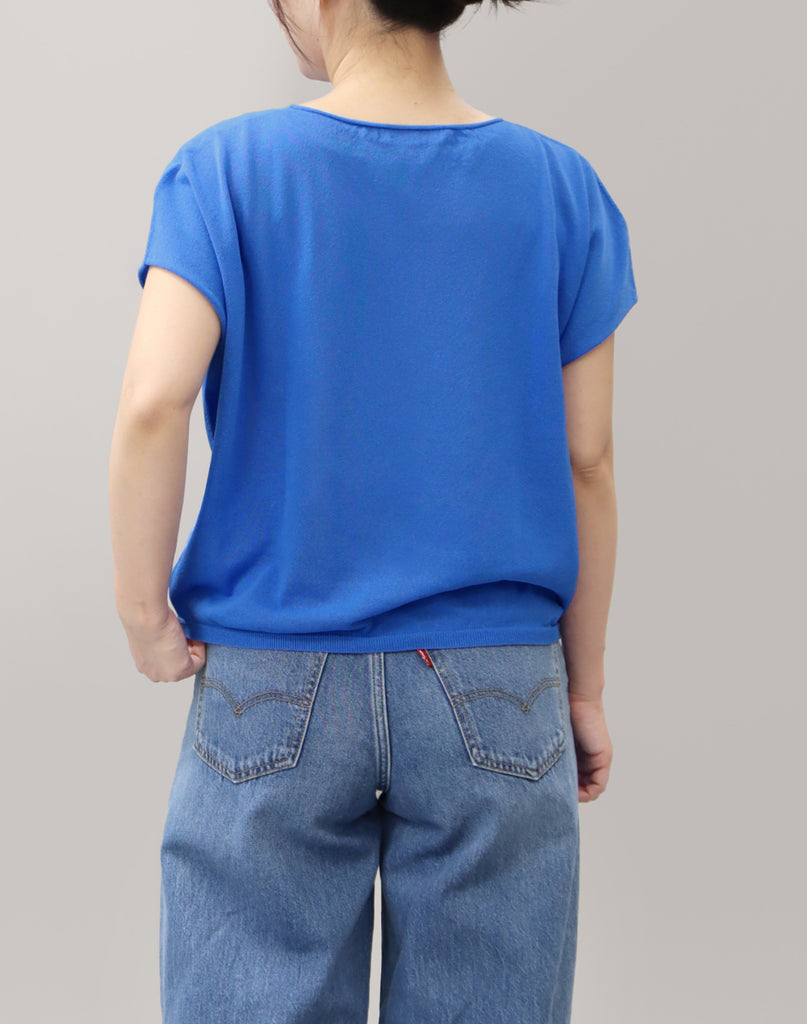 モデル：156cm　サイズ：M　色：スカイブルー