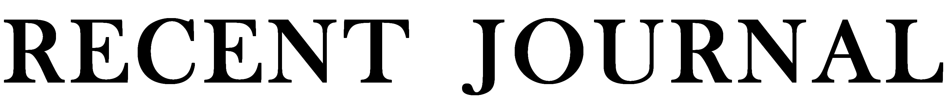 RECENT JOURNA
